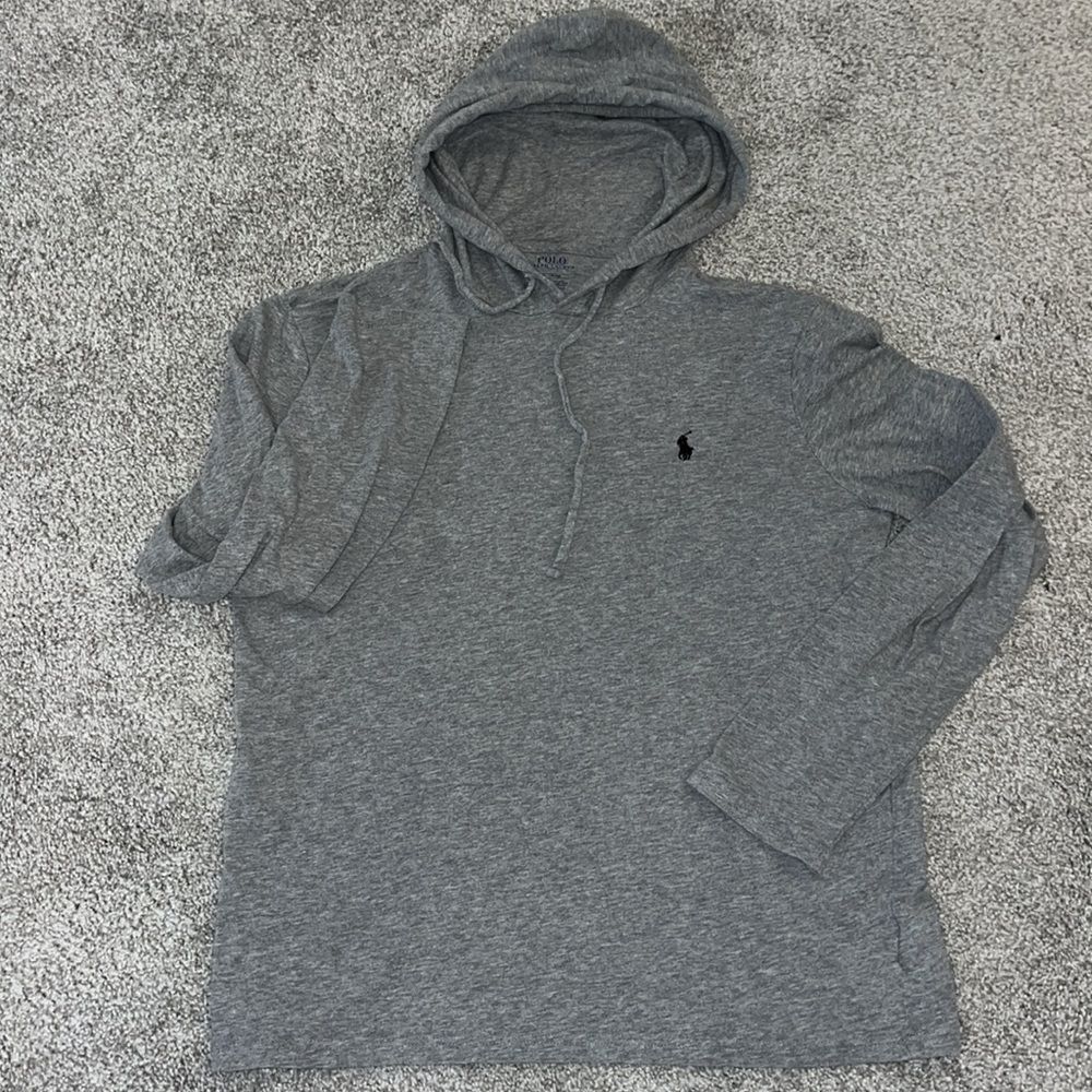 Polo By Ralph Lauren Hooded Thin Cotton Hoodie Sweatshirt Sweater shirt M men’s